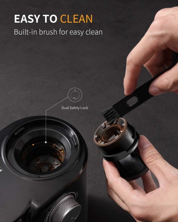 Electric Burr Coffee Grinder 2.0, Adjustable Burr Mill with 16 Precise Grind Setting