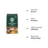 Starbucks Breakast Blend Medium Roast Ground Coffee