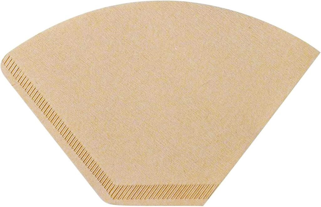 #4 Natural Brown Paper Cone Coffee Filters, Unbleached Coffee Filter 4, Fit 8~12 Cup Cuisinart Ninja Bonavita OXO Coffee Maker  #4 Cone Coffee Drippers, Replace Melitta Coffee Filters No.4 (100)