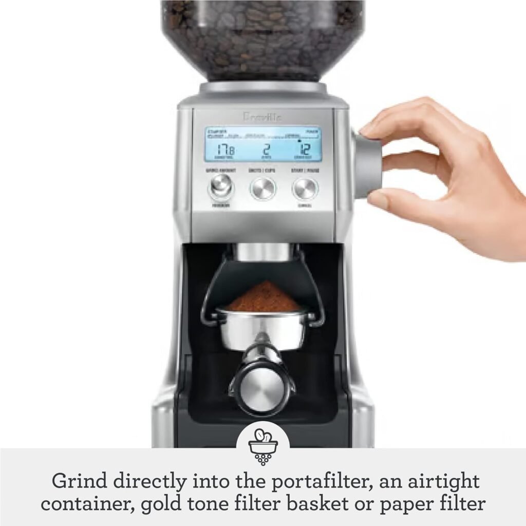 Breville Smart Grinder Pro BCG820BSS, Brushed Stainless Steel