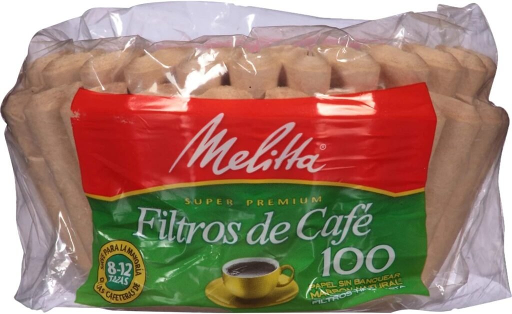 Melitta Basket Coffee Filters Natural Brown Unbleached 100 Count