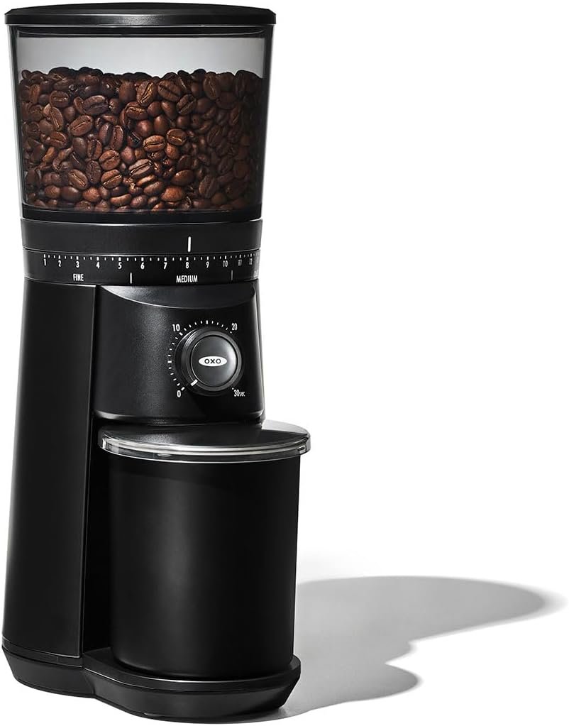 OXO Brew Conical Burr Coffee Grinder , Silver