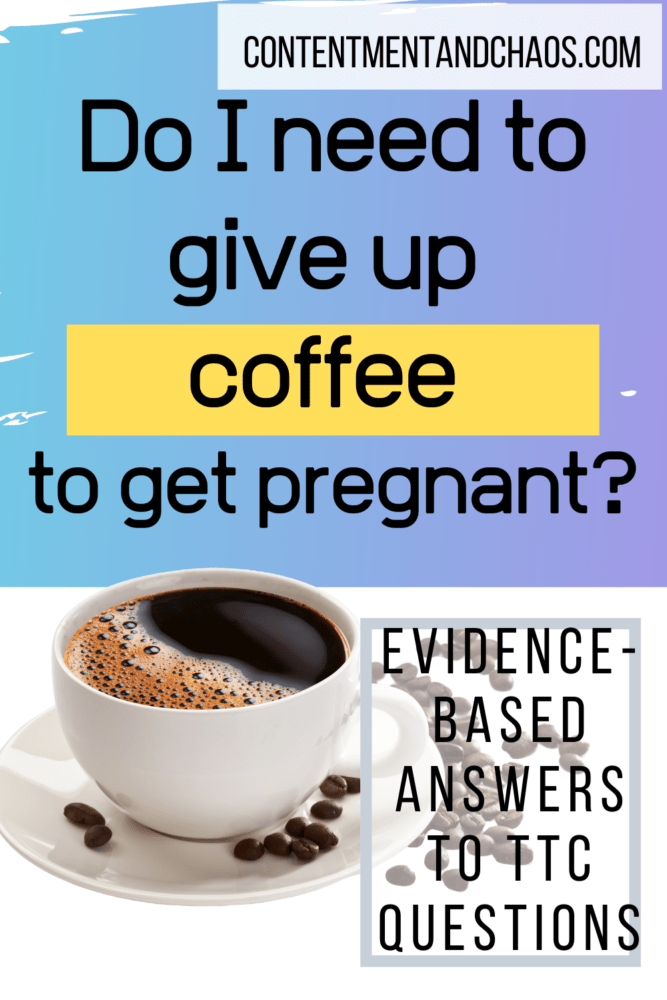 Should a Man Stop Drinking Coffee Before Conceiving?